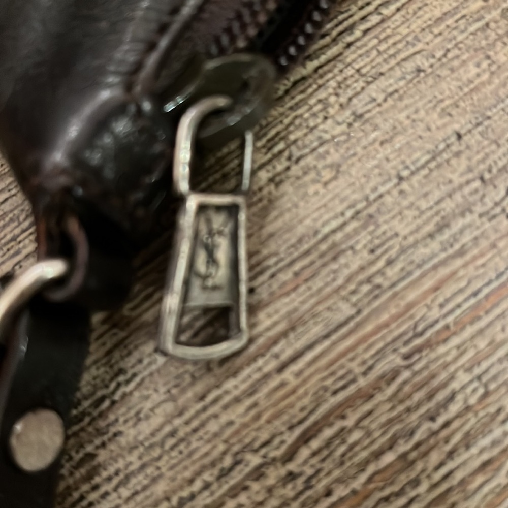 Ysl mini baguette leather shoulder bag - Picture 2 of 5